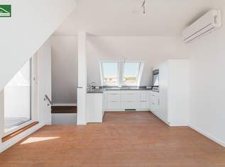 Klimatisierte Maisonette im Erstbezug nahe U6 Thaliastraße mit Terrasse und tollem Ausblick!, 1549 €, Immobilien-Wohnungen in 1160 Ottakring