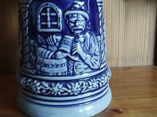 Bierkrug mit Zinndeckel, 36 €, Marktplatz-Antiquitäten, Sammlerobjekte & Kunst in 6230 Marktgemeinde Brixlegg