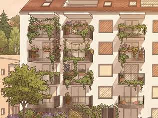 GRAZ - Gries: 41m² Zwei Zimmer-Wohnung + 6m² sonniger BALKON - Nähe Augarten, Fluss - TG Extra - Ihr Eigentum statt Miete zahlen ! Honorarfrei, 209373 €, Immobilien-Wohnungen in 8055 