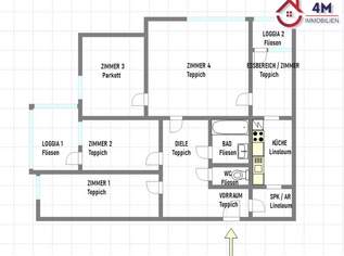 4-5-Zimmer Neubauwohnung mit 2 Loggien im 2. Liftstock in der Mitte Floridsdorf, 345000 €, Immobilien-Wohnungen in 1210 Floridsdorf