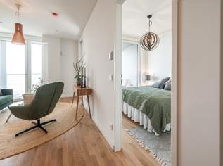 2-Zi.-Erstbezug mit Loggia & Rooftop Pool | TOWER HOMES, 1305 €, Immobilien-Wohnungen in 1220 Donaustadt