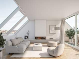 UP IN THE SKY: Unverbaubarer Weitblick - Penthouse auf drei Ebenen mit mit Dachterrasse, 2489000 €, Immobilien-Wohnungen in 1030 Landstraße
