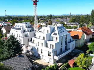Herbstaktion! WOW - Ab ins Dachgeschoss mit 3 Terrassen! Klimaaktiv Bronze + Lichtdurchflutet + Perfekte Raumaufteilung + Hochwertige Ausstattung + Nachhaltig! TOP Neubau-Projekt mit naturnahen Gewässern ums Eck!, 565045 €, Immobilien-Wohnungen in 1220 Donaustadt