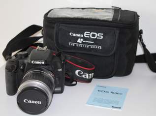 Canon EOS 1000D Digitale Spiegelreflexkamera + Zubehör, 99 €, Marktplatz-Kameras & TV & Multimedia in 2540 Bad Vöslau
