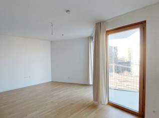 Sonnwendviertel: 1-Zimmer-Wohnung mit Balkon in der 6. Etage – Fitnessraum, Co-Working & Rooftop-Terrasse inklusive!, 980 €, Immobilien-Wohnungen in 1100 Favoriten