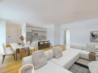First occupancy! Modern top floor flat with open space in a quiet location, 689000 €, Immobilien-Wohnungen in 1050 Margareten
