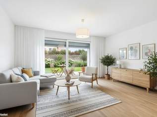 PROVISIONSFREI! Ideal geplante 2-Zimmer-Gartenwohnung | Abstellraum, Privatsphäre | Bezugsfertig, 283000 €, Immobilien-Wohnungen in Niederösterreich