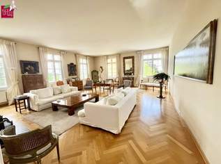 Exquisites Wohnen im Glanzingpark: Repräsentative 7-Zimmer-Residenz mit Traumblick, hohen Räumen und allgemeinen Wellnessbereich, 2900000 €, Immobilien-Wohnungen in 1190 Döbling