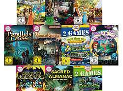 Das große PC-Spiele-Set 2, 1 DVD GRATIS, 9 CDROM, 12 Spiele ab 0/6/12 Jahren