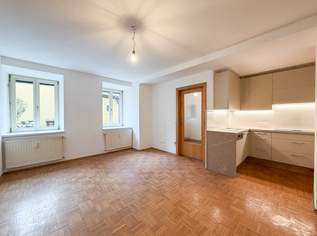 RUHELAGE NAHE JAKOMINIPLATZ | 2-Zimmer-Wohnung mit neuer Küche und Blick in den grünen Innenhof, 599.89 €, Immobilien-Wohnungen in 8010 