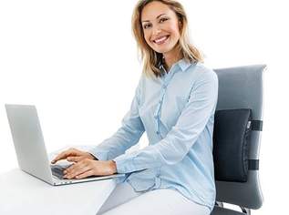 Rückenstütze mit Wärme