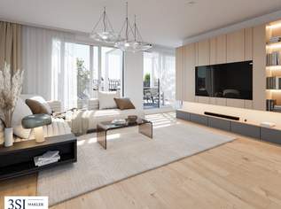 Die Symbiose: Pärchentraum im Neubau mit südseitigem Balkon, 425574.98 €, Immobilien-Wohnungen in 1140 Penzing
