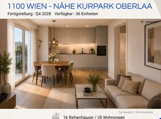 Exklusive Kurparkresidenzen - INVESTMENT, 489000 €, Immobilien-Wohnungen in 1100 Favoriten