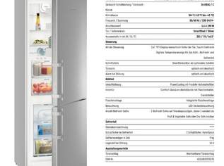 Liebherr Kühl- und Gefrierkombi neuwertig, 850 €, Haus, Bau, Garten-Haushaltsgeräte in 6167 Gemeinde Neustift im Stubaital