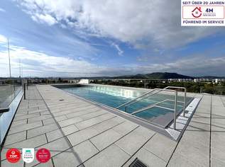 ✨Top-Neubau mit Urlaubsfeeling: 3-Zimmer Wohnung + Pool + Fitness + Sauna im Haus, 399000 €, Immobilien-Wohnungen in 1210 Floridsdorf