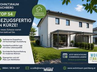 IN KÜRZE VERFÜGBAR - GEFÖRDERTES Doppelhaus I WOHNTRAUM PAICHBERG, 345454 €, Immobilien-Häuser in 4522 Sierning