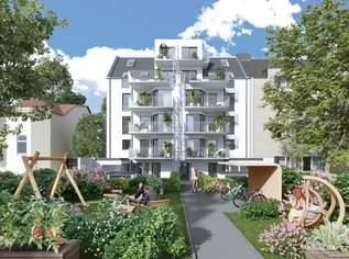 Helle & kompakte 2-Zimmer-Wohnung mit Gemeinschaftsgarten, 321500 €, Immobilien-Wohnungen in 1230 Liesing