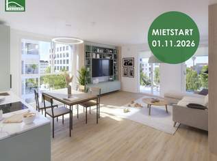 Nur noch wenige Wohnungen vorhanden- 3 Zimmer mit Balkon im VILLAGE IM DRITTEN, 1529 €, Immobilien-Wohnungen in 1030 Landstraße