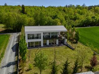 Architektentraum in West-Hanglage mit Blick auf den Thermenort, den Waldrand im Rücken, 972000 €, Immobilien-Häuser in 7431 Bad Tatzmannsdorf