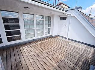 ZELINKAGASSE, DACHGESCHOSS, klimatisierte 157 m2 Maisonette mit 18 m2 Terrasse, 4 Zimmer, Küche, Wintergarten, 2 Bäder, Börse-Nähe, 3399.96 €, Immobilien-Wohnungen in 1010 Innere Stadt