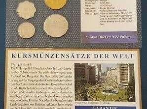 Kursmünzensatz BANGLADESCH, 15 €, Marktplatz-Antiquitäten, Sammlerobjekte & Kunst in 2320 Rannersdorf