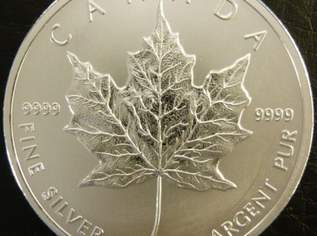 Privatsammlung: Silber Münzen Maple Leaf 1 oz, 1A Zustand, 30 €, Marktplatz-Sammlungen & Haushaltsauflösungen in 1230 Liesing