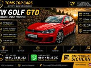 Golf GTD, Klimaautomatik, Pickerl NEU, 12490 €, Auto & Fahrrad-Autos in 8082 Kirchbach-Zerlach