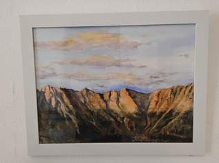 Aquarell " Berge in Saalfelden" Aquarell " Berge in Saalfelden"