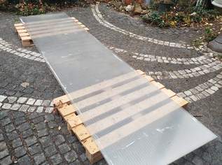 Hohlkammerplatten(Plexiglas)/ Polycarbonat 16mm inkl. Alu-Schienen– 7 Platten gesamt, 900 €, Haus, Bau, Garten-Balkon & Garten in 1050 Margareten