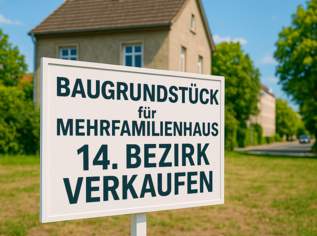 Baugrund im 14. Bezirk (GB III g) – ideale Chance für Bauträger, 890000 €, Immobilien-Häuser in 1140 Penzing