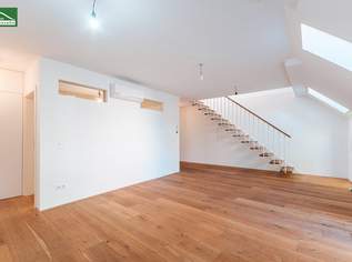 Maisonette mit Flair: Hochwertige Wohnung mit großzügiger Freiflächen! Einbauküche und Klimaanlage inklusive!, 2249 €, Immobilien-Wohnungen in 1130 Hietzing