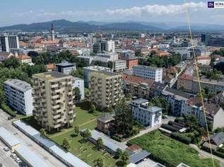 Über den Dächern von Klagenfurt, in der beliebten Viktringer Vorstadt mit Nähe zum Wörthersee – 2-Zimmer-Neubau mit 12 m² Balkon, 224000 €, Immobilien-Wohnungen in 9020 Innere Stadt Über den Dächern von Klagenfurt, in der beliebten Viktringer Vorstadt mit Nähe zum Wörthersee – 2-Zimmer-Neubau mit 12 m² Balkon, 224000 €, Immobilien-Wohnungen in 9020 Innere Stadt