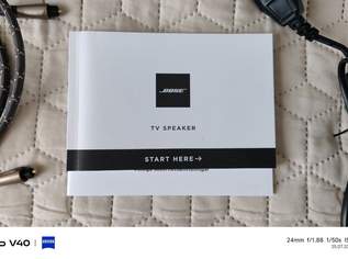 Bose TV-Lautsprecher Neuwertig inklusive Fernbedienung optisches Kabel,HDMI KABEL, Netzteil Bedienungsanleitung unbeschädigt !, 160 €, Marktplatz-Kameras & TV & Multimedia in 1140 Penzing