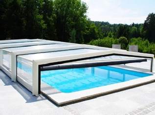 Poolüberdachung OHNE Schienen Sturmsicherheit null