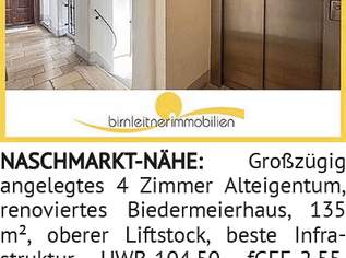 NASCHMARKT- T- T NÄHE: Gro ß zü gig, 0 €, Immobilien-Wohnungen in 1050 Margareten