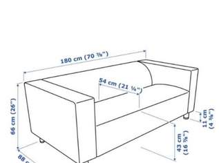 Ikea 2er Klippan ohne Bezug
