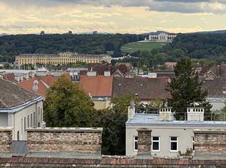 Schicke Dachmaisonette mit 2 großen Terrassen und traumhaftem Ausblick auf Schloss Schönbrunn!, 1537.12 €, Immobilien-Wohnungen in 1140 Penzing
