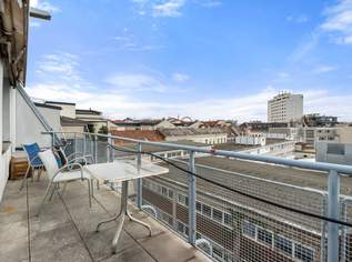 Großzügige Dachgeschoßwohnung mit ruhiger Südterrasse und Klimaanlage, 690000 €, Immobilien-Wohnungen in 1020 Leopoldstadt