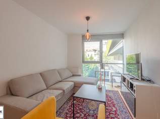 Grünblick in den Innenhof: helle 2-Zimmer Neubauwohnung ~ Kaiserstr. 68 ~ ab 1.8.26!!, 1023.9 €, Immobilien-Wohnungen in 1070 Neubau