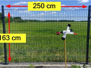 Doppelstabmattenzaun Stärke 6/5/6 163 x 251, gesamt 22 Laufmeter, 830 €, Haus, Bau, Garten-Balkon & Garten in 2473 Gemeinde Potzneusiedl