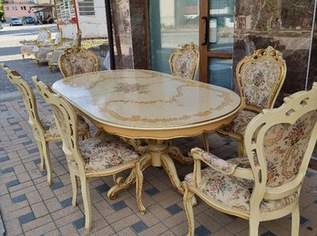 Italienischer Barock-Esstisch mit B-Stühlen, 900 €, Haus, Bau, Garten-Möbel & Sanitär in 5020 Salzburg Italienischer Barock-Esstisch mit B-Stühlen, 900 €, Haus, Bau, Garten-Möbel & Sanitär in 5020 Salzburg