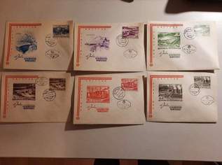 ERSTTAG BRIEFMARKEN / 6 Stück / 15 Jahre Elektrizitätswirtschaft / 1962, 30 €, Marktplatz-Antiquitäten, Sammlerobjekte & Kunst in 7201 Neudörfl