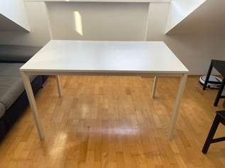 Schreibtisch, weiß, 125x75 cm MELLTORP