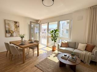 Erstbezug ab 1. Oktober: Helle 2-Zimmerwohnung mit 9,6 m² Balkon – nur 8 Gehminuten zum Donauzentrum, 1050 €, Immobilien-Wohnungen in 1210 Floridsdorf