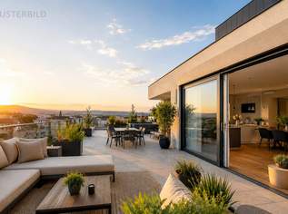 SÜDBLICK GRAZ-EGGENBERG | 103 M² PENTHOUSEWOHNUNG MIT 87 M² TERRASSE – BAUSTART ERFOLGT, 789000 €, Immobilien-Wohnungen in 8020 