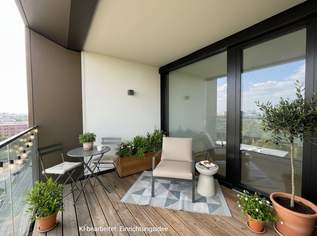 Belvedere in Sicht: unbefristete 2-Zimmer-Neubauwohnung mit Loggia und vielen Extras im Haus!, 1651.56 €, Immobilien-Wohnungen in 1100 Favoriten