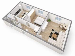 Zentrale 2-Zimmer-Wohnung in Telfs – 64 m² – ab März, 835 €, Immobilien-Wohnungen in 6410 Marktgemeinde Telfs