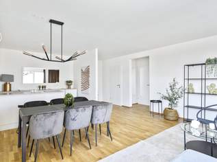 WUNDERBARE 3-ZIMMER ECK-GARTENWOHNUNG MIT GROSSZÜGIGEM SCHNITT, 350000 €, Immobilien-Wohnungen in 2751 Matzendorf