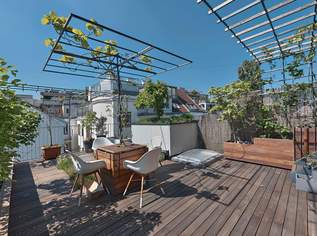 Dachgeschoss-Maisonette mit Traumterrasse & Weitblick beim Aumannplatz, 1290000 €, Immobilien-Wohnungen in 1180 Währing