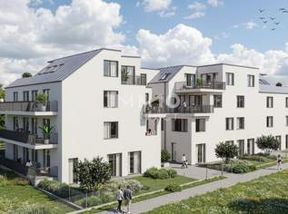 Sonnige 3-Zimmer-Wohnung mit zwei Terrassen – provisionsfreier Erstbezug, 441500 €, Immobilien-Wohnungen in 1220 Donaustadt